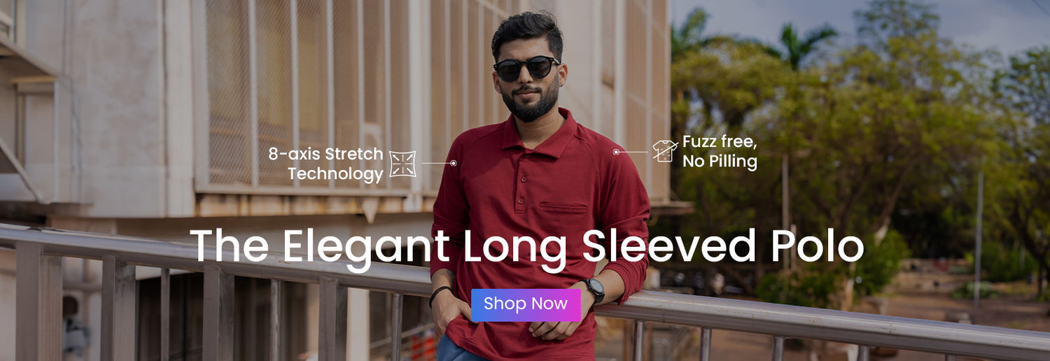 Men’s Long-Sleeved Polo Shirt